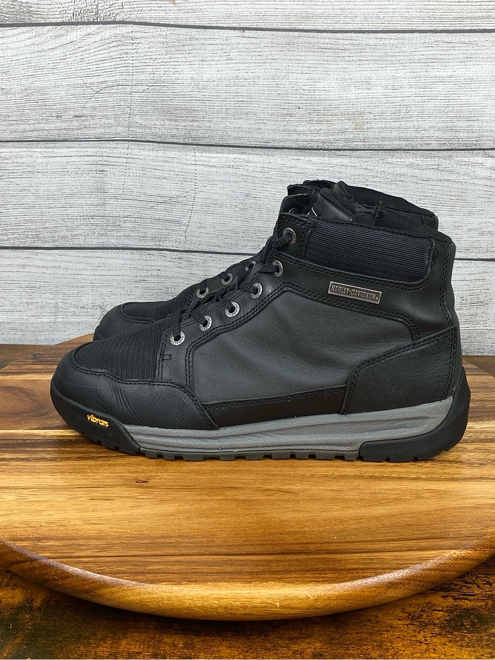 Harley Davidson Gillham 4” Performance Black Motorcycle Boots D96252 Size 9.5 M